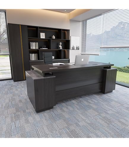 社長デスク Amazon | オフィスデスク エグゼクティブデスク 社長机 ワークデスク